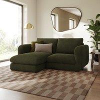 Luca Tonal Boucle Reversible Corner Chaise Sofa