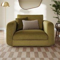 Luca Matte Soft Velvet Snuggle Chair