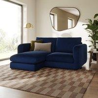 Luca Matte Soft Velvet Reversible Corner Chaise Sofa