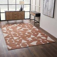 Pacific Lifestyle Geometric Design Rectangle Indoor Outdoor Rug