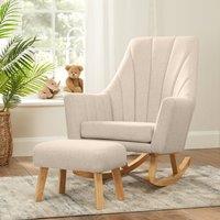 Return - Tutti Bambini Jonah Rocking Chair and Foot Stool, Stone