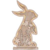 Eggs-traordinary Wooden Bunny LED Light