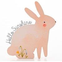 Hello Sunshine Rabbit Plaque