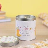 Lemon Home Tin Candle