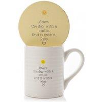 Love Life Start The Day Mug n Coaster Set