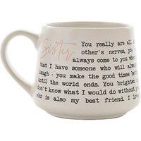 Moments Sister Stoneware Mug