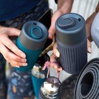 Black and Blum Glass Travel Cup