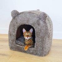 Rosewood Brown Bear Cat Bed