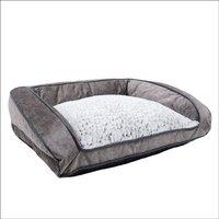 Rosewood Fleece Plush Pet Sofa