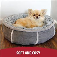 Rosewood Plush Donut Pet Bed