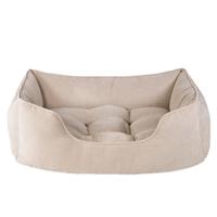 Rosewood Cord Square Pet Bed