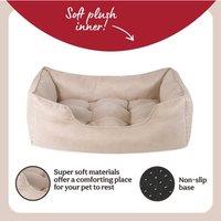 Rosewood Twill Box Pet Bed