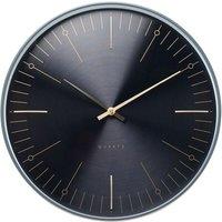 Interval Metallic Wall Clock