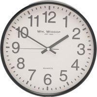 Widdop Bold Number Slimline Wall Clock