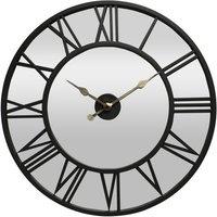 Hometime Mirrored Roman Dial Wall Clock