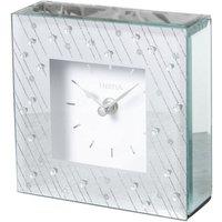 Hestia Mirrored Raindrop Mantel Clock