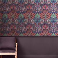 William Morris at Home Dove Rose Carnival Wallpaper