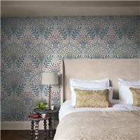 William Morris at Home Garden Dusty Blue Wallpaper