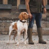 Lords and Labradors Italian Padded Leather Dog Lead
