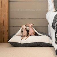 Lords and Labradors Boucle Sleepy Burrow Dog Bed