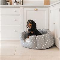 Lords and Labradors Spotty High Wall Dog Bed