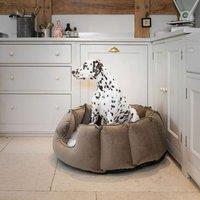 Lords and Labradors Velvet High Wall Dog Bed