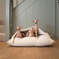 Lords and Labradors Faux Fur Sleepy Burrow Dog Bed