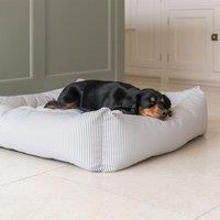 Lords and Labradors Striped Box Dog Bed