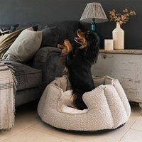 Lords and Labradors Boucle High Wall Dog Bed