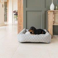 Lords and Labradors Balmoral Spotty Box Dog Bed