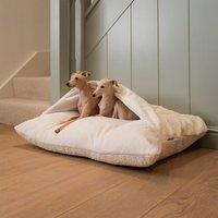 Lords and Labradors Boucle Sleepy Burrow Dog Bed