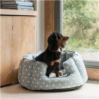Lords and Labradors Spotty High Wall Dog Bed