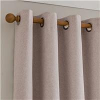 Luna Brushed Eyelet Curtains (Blackout Available)