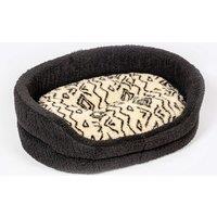Danish Design Fleece Geometric Slumber Dog Bed