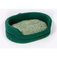 Danish Design Fleece Herringbone Slumber Dog Bed