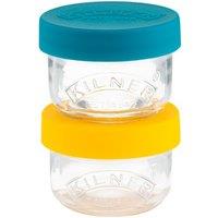 Kilner Set of 2 Snack and Store Pots, 125ml