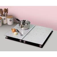 Typhoon Elements Set of 2 Glass Quartz Effect Hob Protectors
