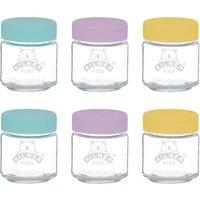 Kilner Set of 6 Kids Jars, 110ml