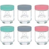 Kilner Set of 6 Kids Jars, 190ml