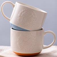 Mason Cash Set of 2 Folk Farmyard Mugs