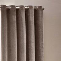 Yard Heavy Chenille Eyelet Curtains