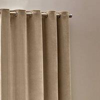 Yard Heavy Chenille Eyelet Curtains