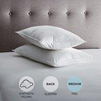 Fogarty Pack of 2 Perfectly Washable Back Sleeper Pillows