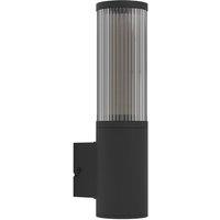 EGLO Salle Ribbed LED Outdoor Wall Light