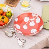 PurerHome x Eden Project Set of 4 Tomatoes Stoneware Pasta Bowls