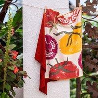 PurerHome x Eden Project Set of 2 Tomatoes Cotton Tea Towels