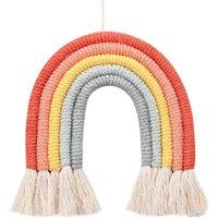 Petit Cheri Macrame Hanging Rainbow Ornament