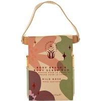 Set of Two Upper Canada Wanderflower Body Brush Body Scrubs