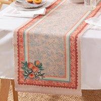 furn. Anemone Peaches Table Runner