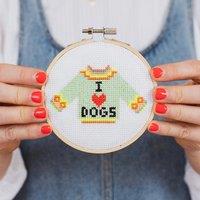Cotton Clara I Love Dogs Cross Stitch Kit